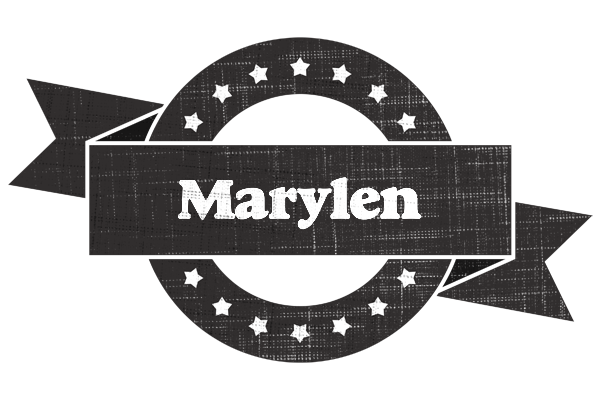 Marylen grunge logo