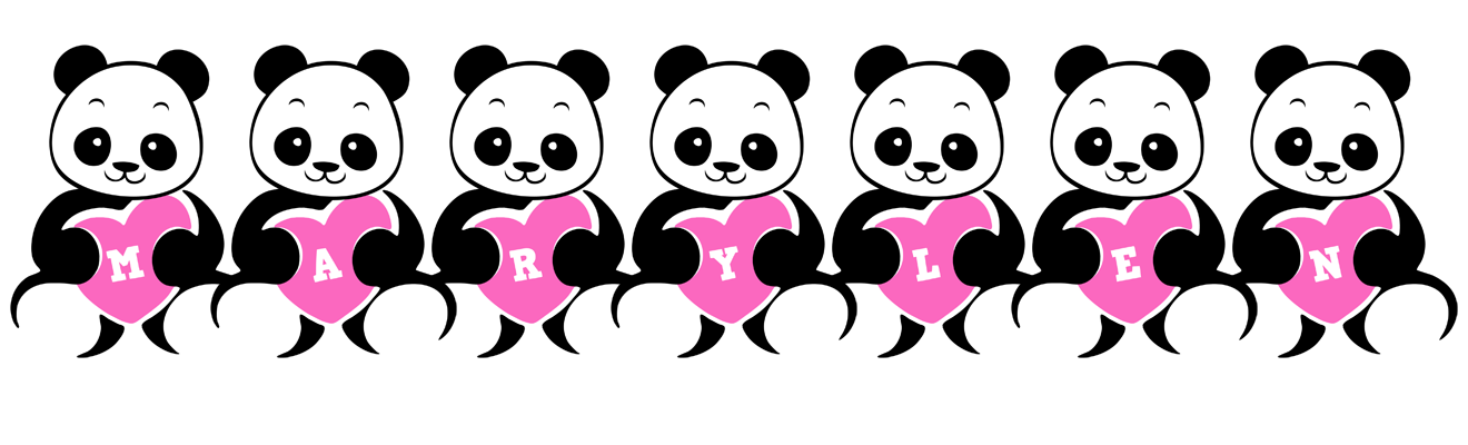 Marylen love-panda logo
