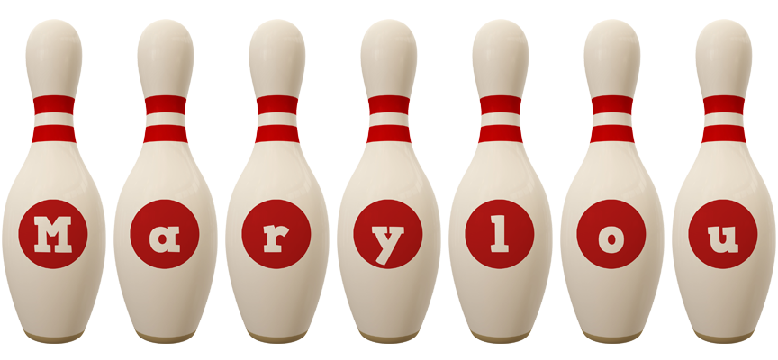 Marylou bowling-pin logo