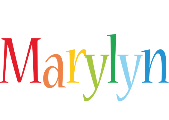 Marylyn birthday logo