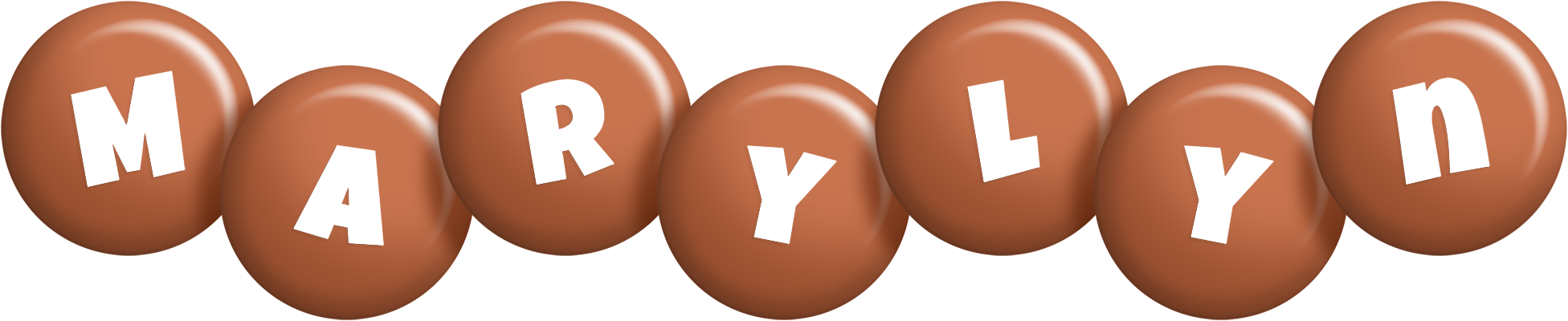 Marylyn candy-brown logo