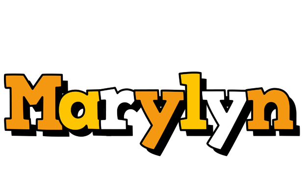 Marylyn cartoon logo
