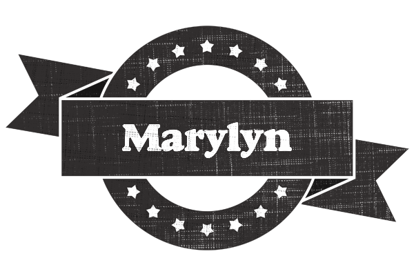 Marylyn grunge logo