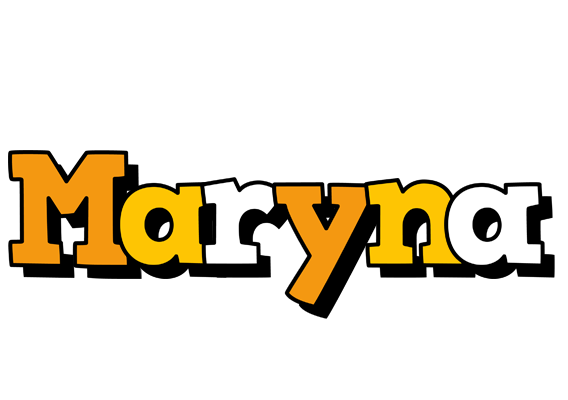 Maryna cartoon logo