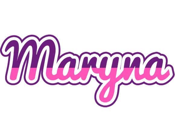 Maryna cheerful logo