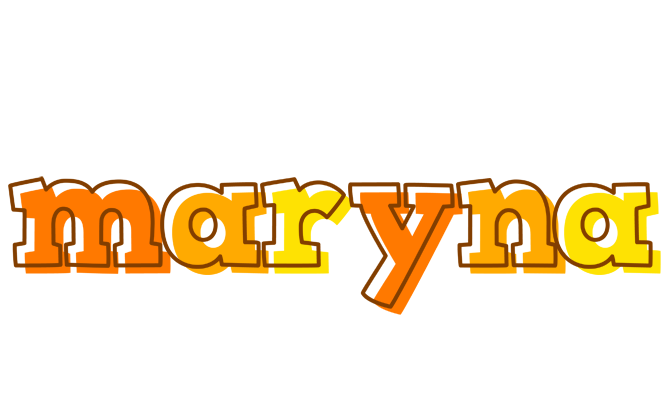 Maryna desert logo
