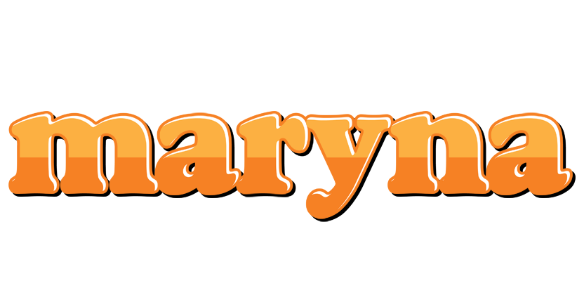 Maryna orange logo