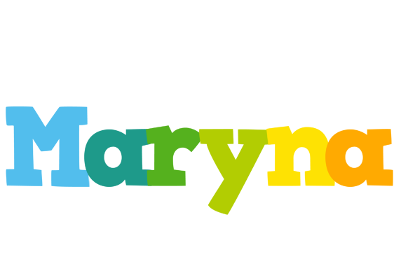 Maryna rainbows logo