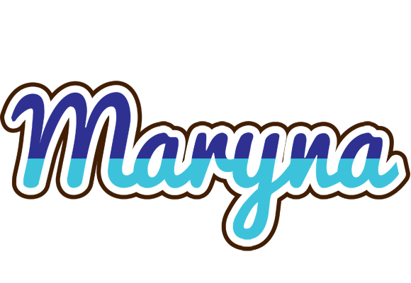 Maryna raining logo
