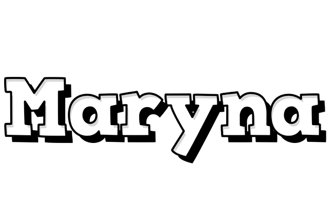 Maryna snowing logo