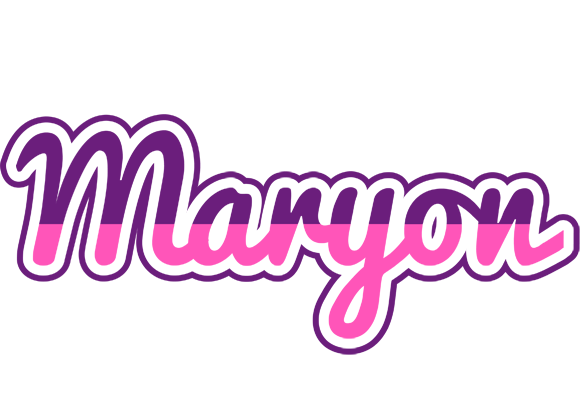 Maryon cheerful logo