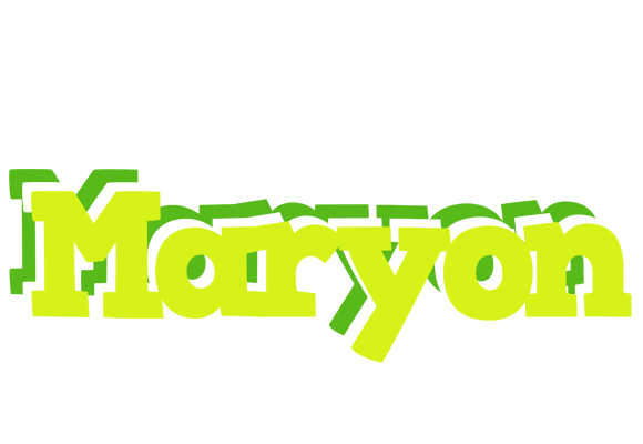 Maryon citrus logo