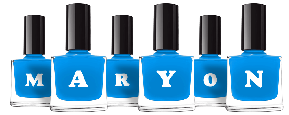 Maryon glossy logo