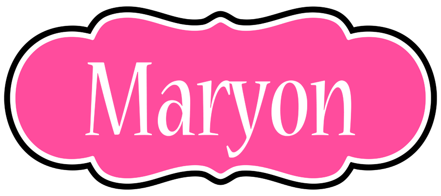 Maryon invitation logo