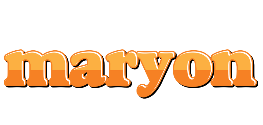 Maryon orange logo