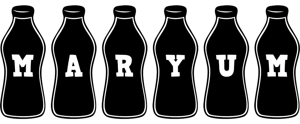 Maryum bottle logo