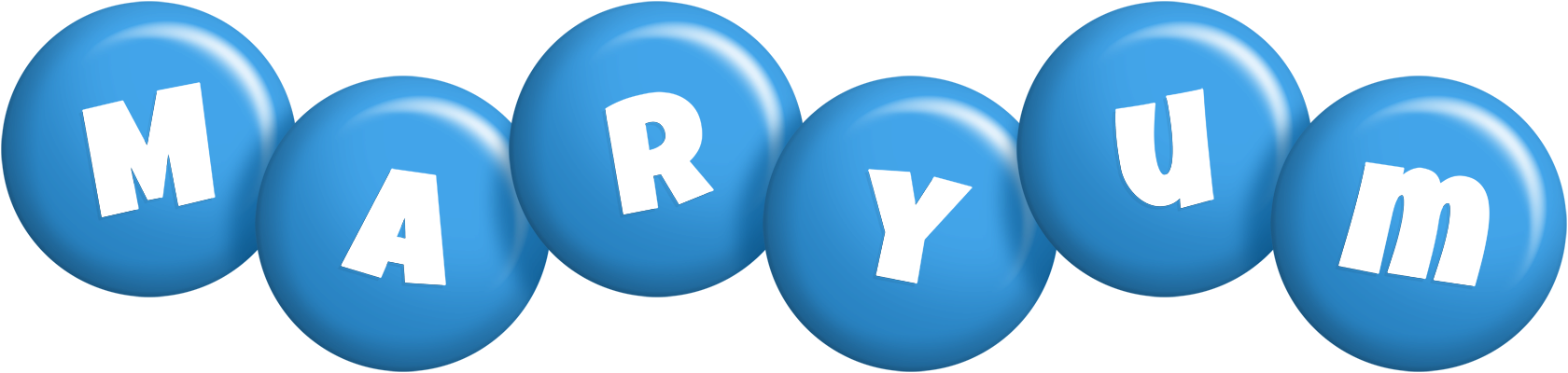Maryum candy-blue logo