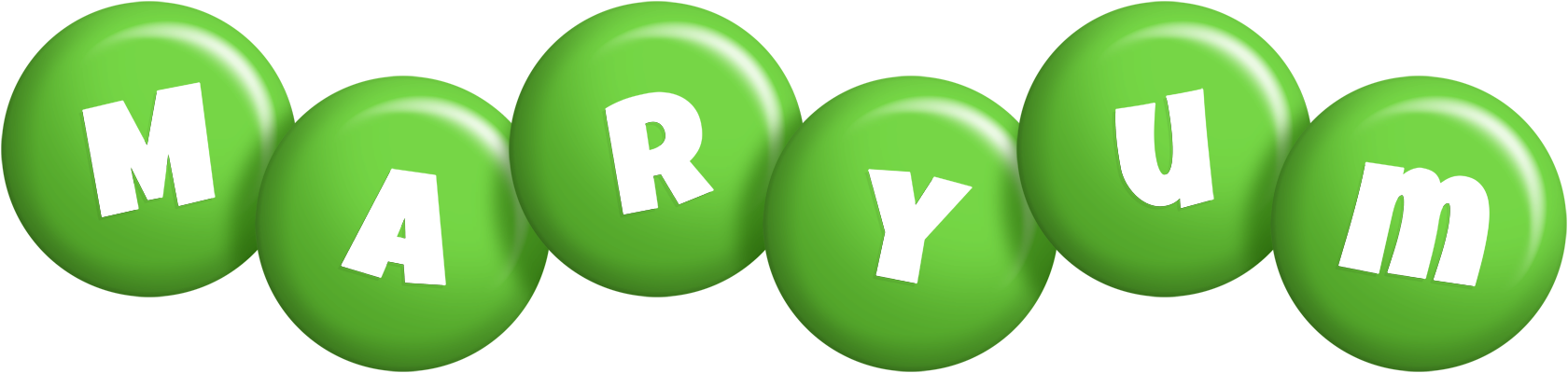 Maryum candy-green logo