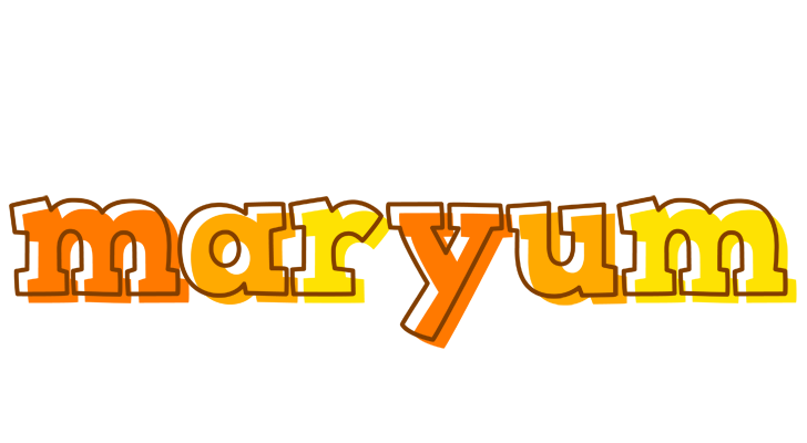 Maryum desert logo