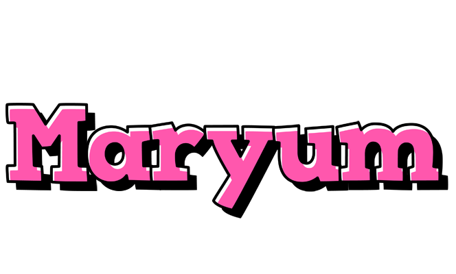 Maryum girlish logo
