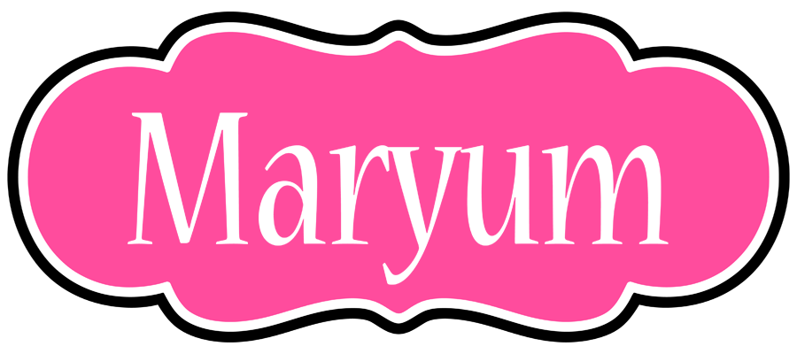 Maryum invitation logo