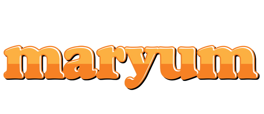 Maryum orange logo