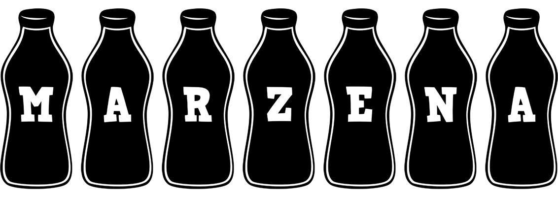Marzena bottle logo