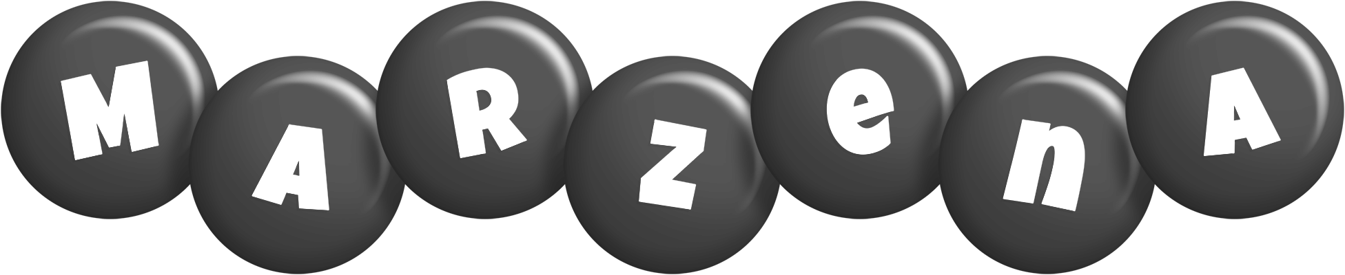 Marzena candy-black logo