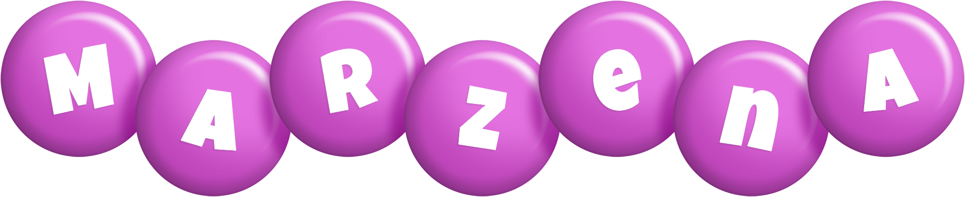 Marzena candy-purple logo