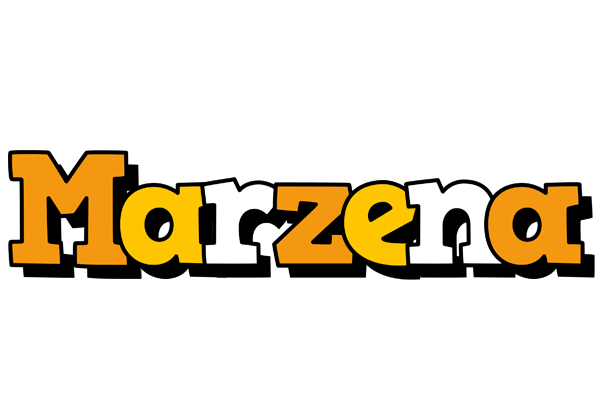 Marzena cartoon logo