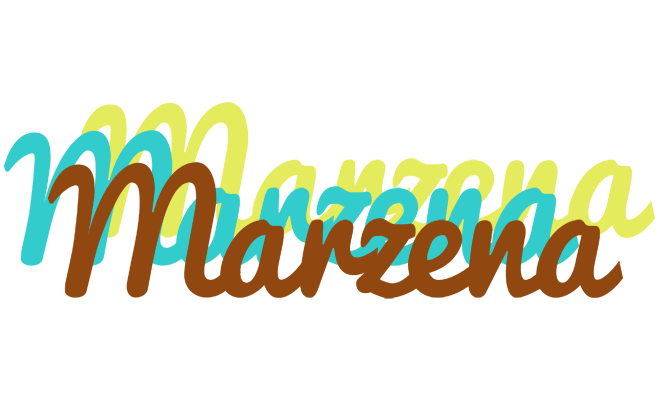Marzena cupcake logo