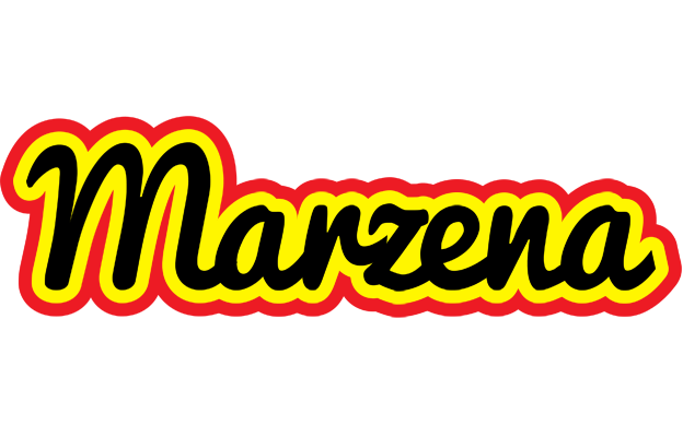 Marzena flaming logo