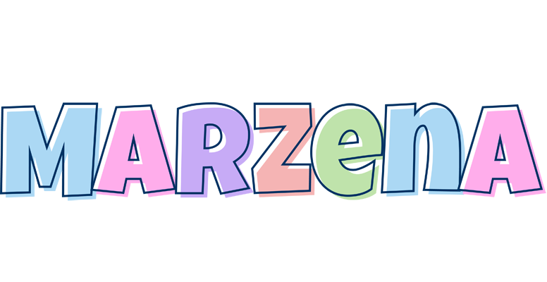 Marzena pastel logo