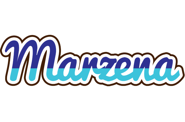 Marzena raining logo