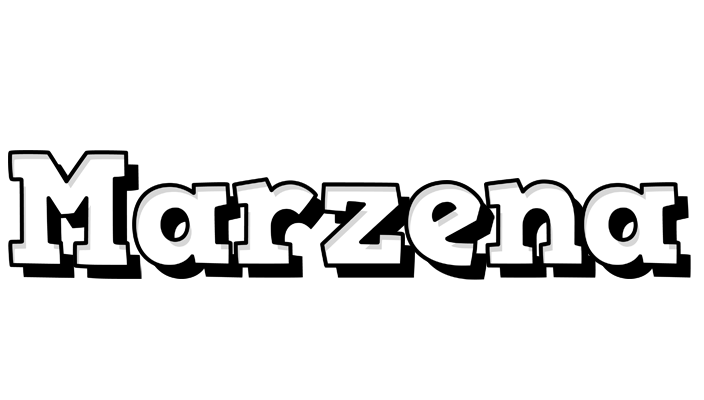 Marzena snowing logo