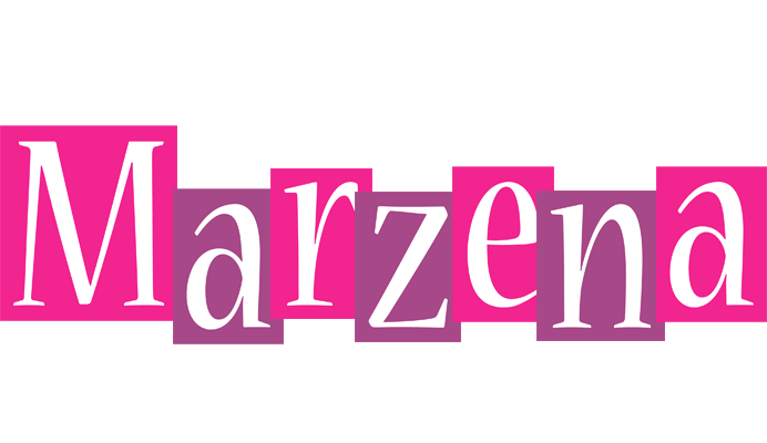 Marzena whine logo