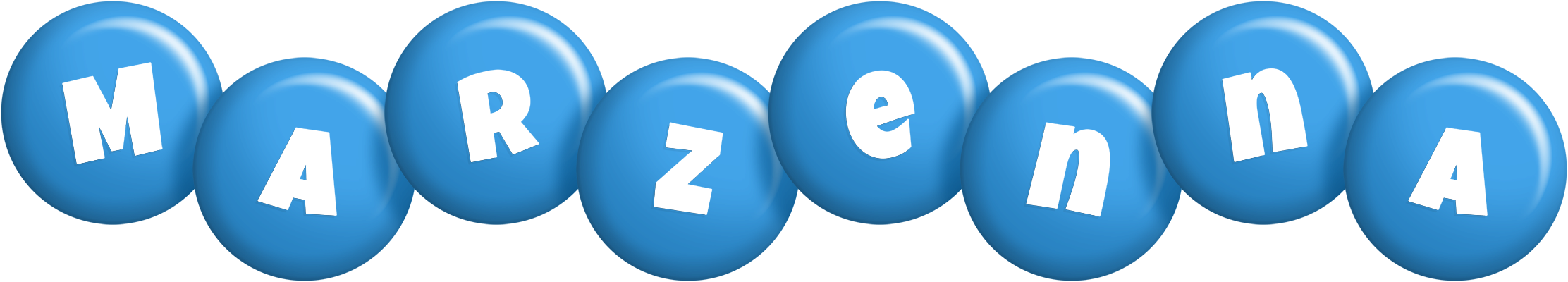 Marzenna candy-blue logo