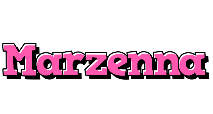 Marzenna girlish logo