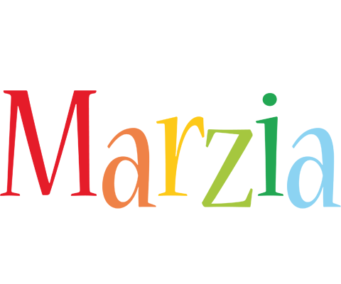 Marzia birthday logo