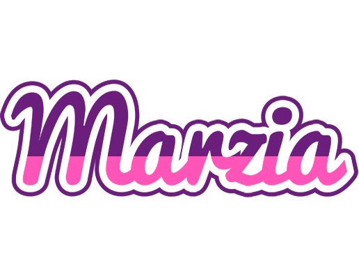 Marzia cheerful logo