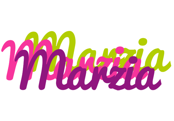 Marzia flowers logo