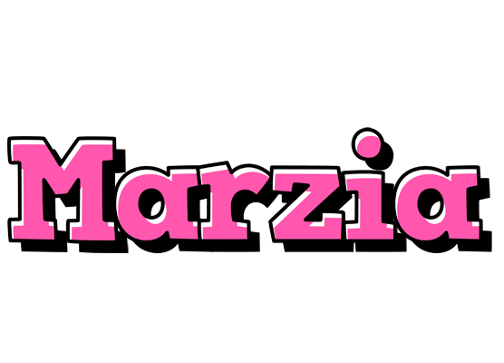 Marzia girlish logo