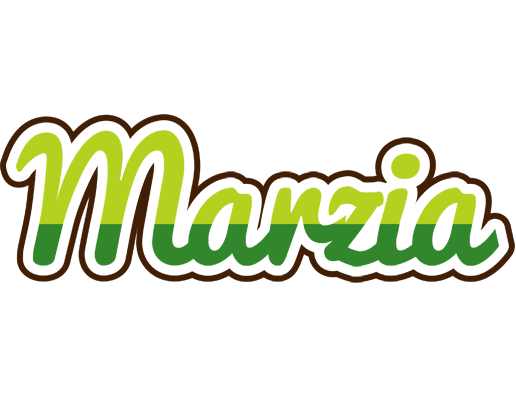 Marzia golfing logo