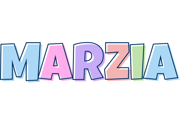Marzia pastel logo
