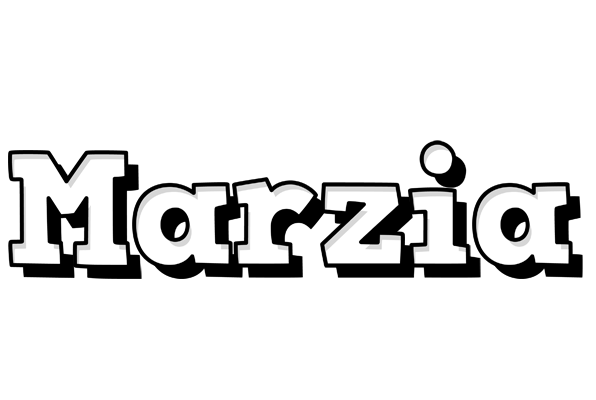 Marzia snowing logo