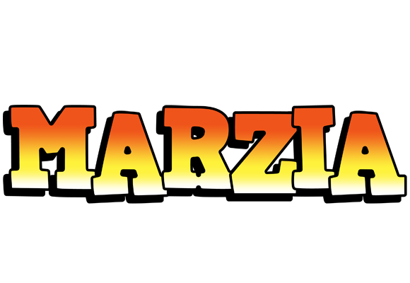 Marzia sunset logo