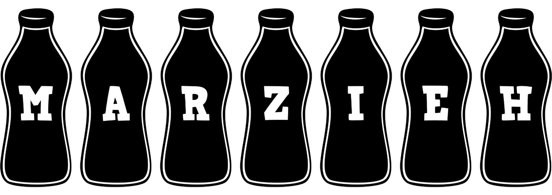 Marzieh bottle logo