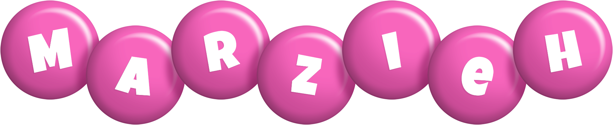 Marzieh candy-pink logo
