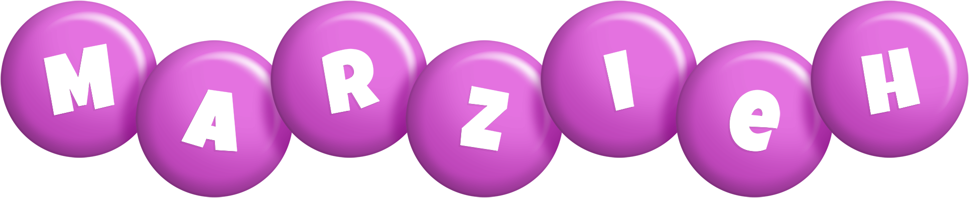 Marzieh candy-purple logo