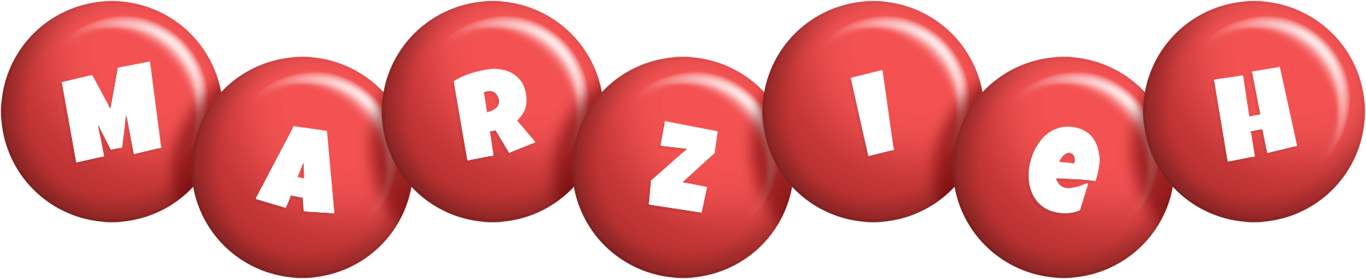 Marzieh candy-red logo